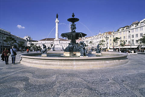 Fountain, Praça do Rossio, Lisbon