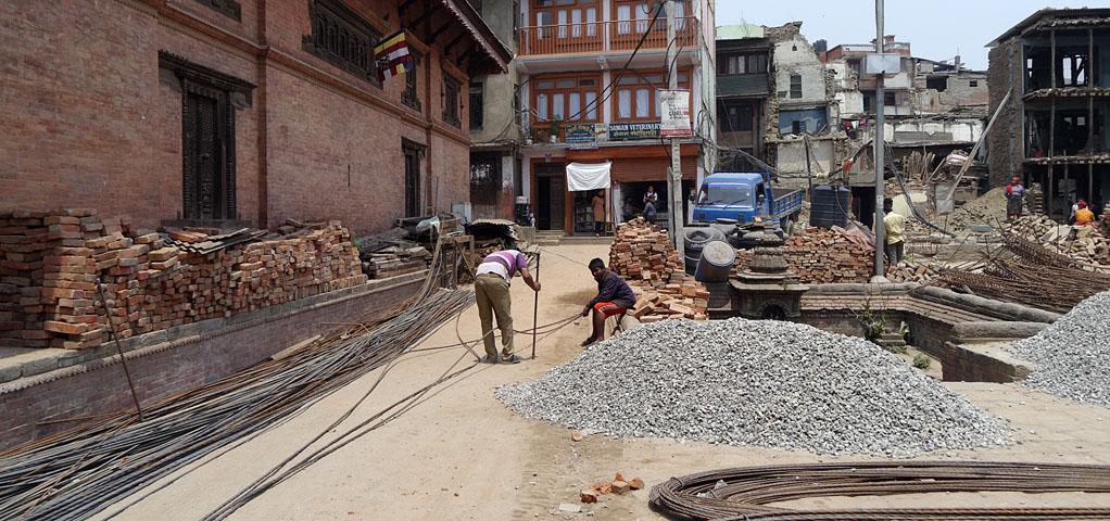 Reconstruction in Bhaktapur