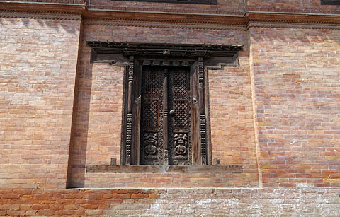 Elaborately carved doors, Bhaktapur, Nepal