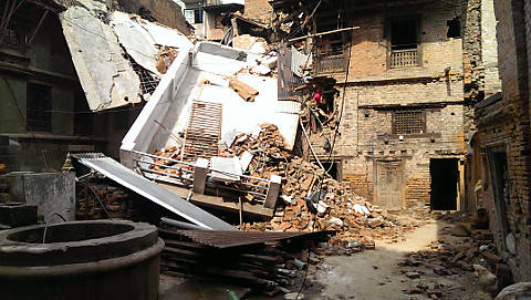 After the Earthquake, Bhaktapur, Nepal