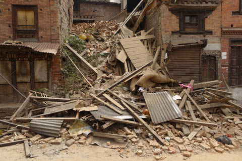 After the Earthquake, Bhaktapur, Nepal