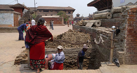 Rebuilding Bhaktapur, Nepal